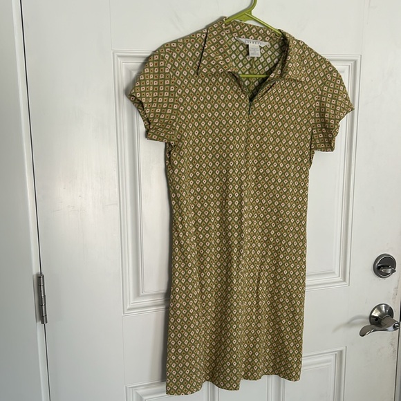 Vintage Y2K RARE express international mini dress, size 1/2orXS, geometric print - Picture 5 of 9
